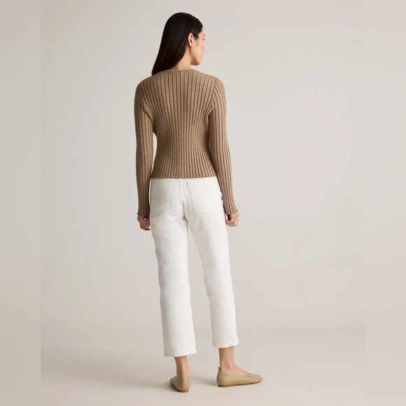 NWOT- Eco-Knit Cropped Rib Cardigan - Picture 5 of 6